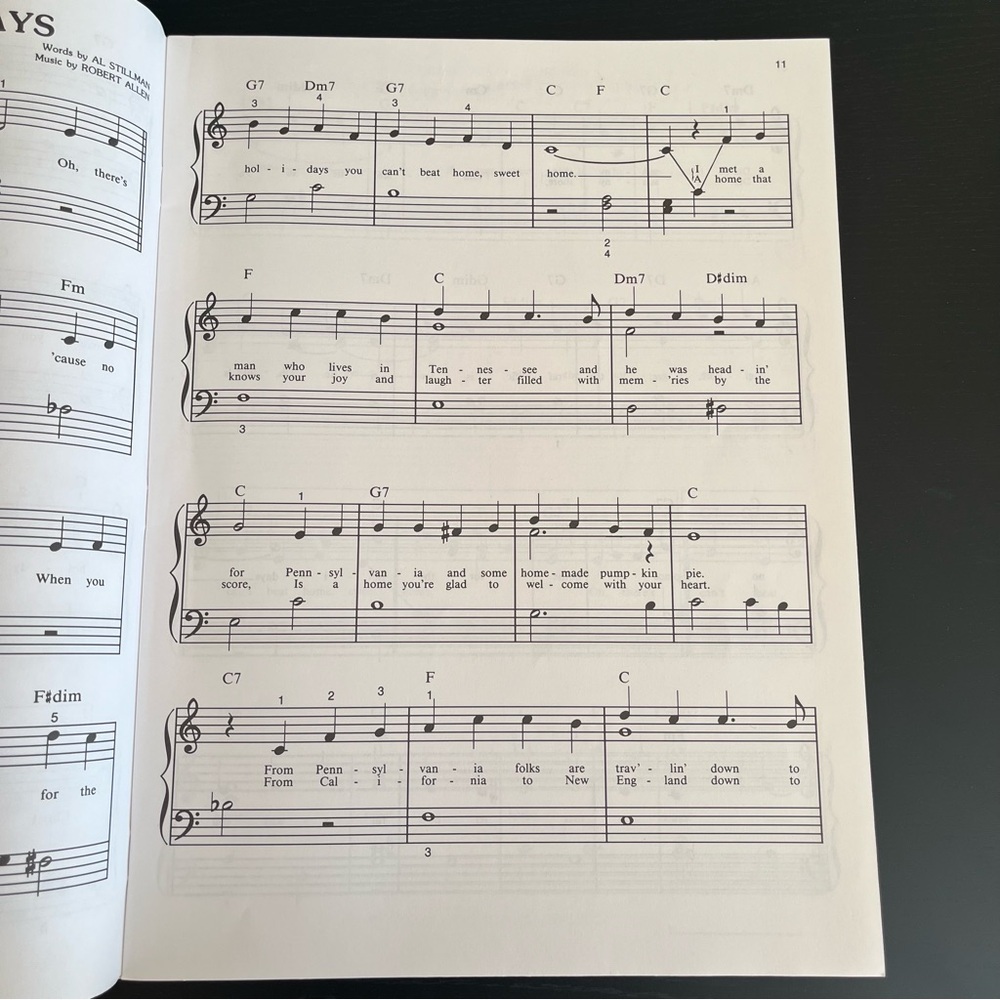 Big Note Easy Piano Merry Christmas Book Bill Boyd Hal Leonard 1987 Sheet Music - Picture 11 of 16